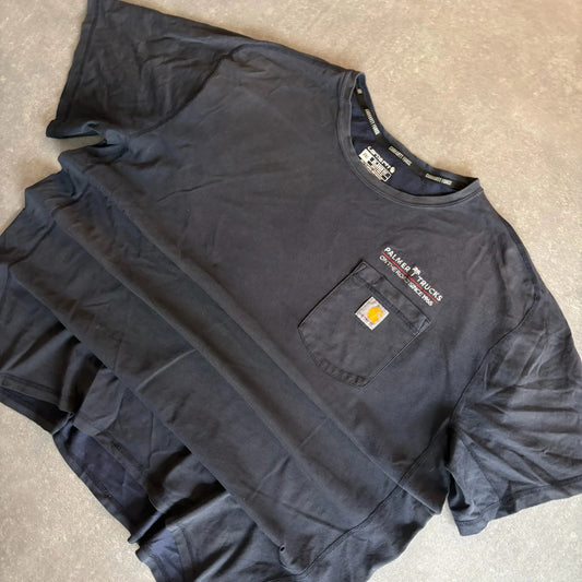 Carhartt Palmer Trucks Black Relaxed Fit Pocket Workwear Tee