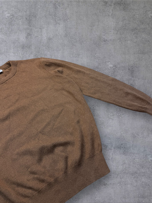 Brunello Cucinelli Crewneck Sweater – Brown (Size M, Made in Italy)