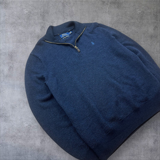 POLO RALPH LAUREN - Blue/Navy Quarter Zip