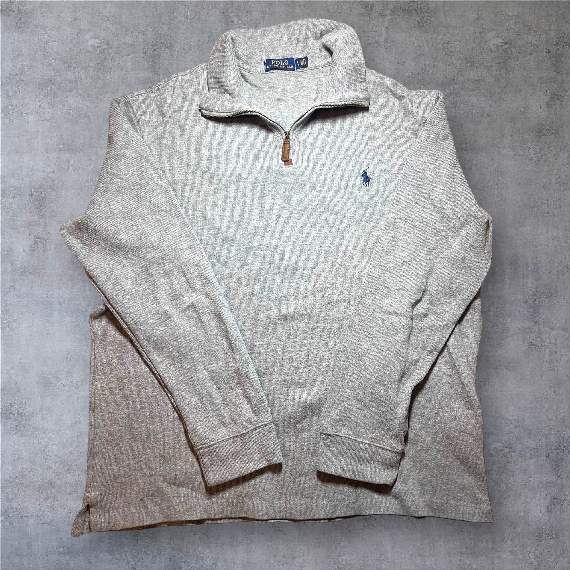 Polo Ralph Lauren - Grey Quarter Zip Sweater