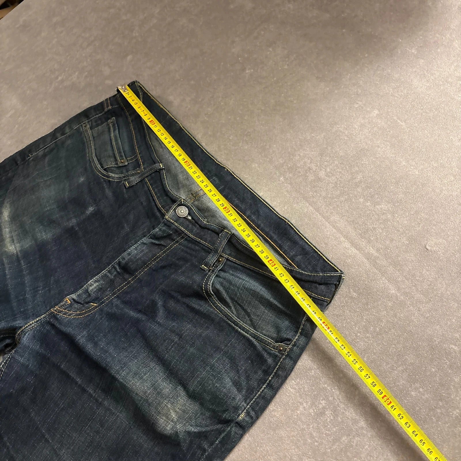 Levis 541 Athletic Taper Jeans Mens W38 L30 Dark Wash Denim Vintage Red Tab Relaxed Fit Stretch