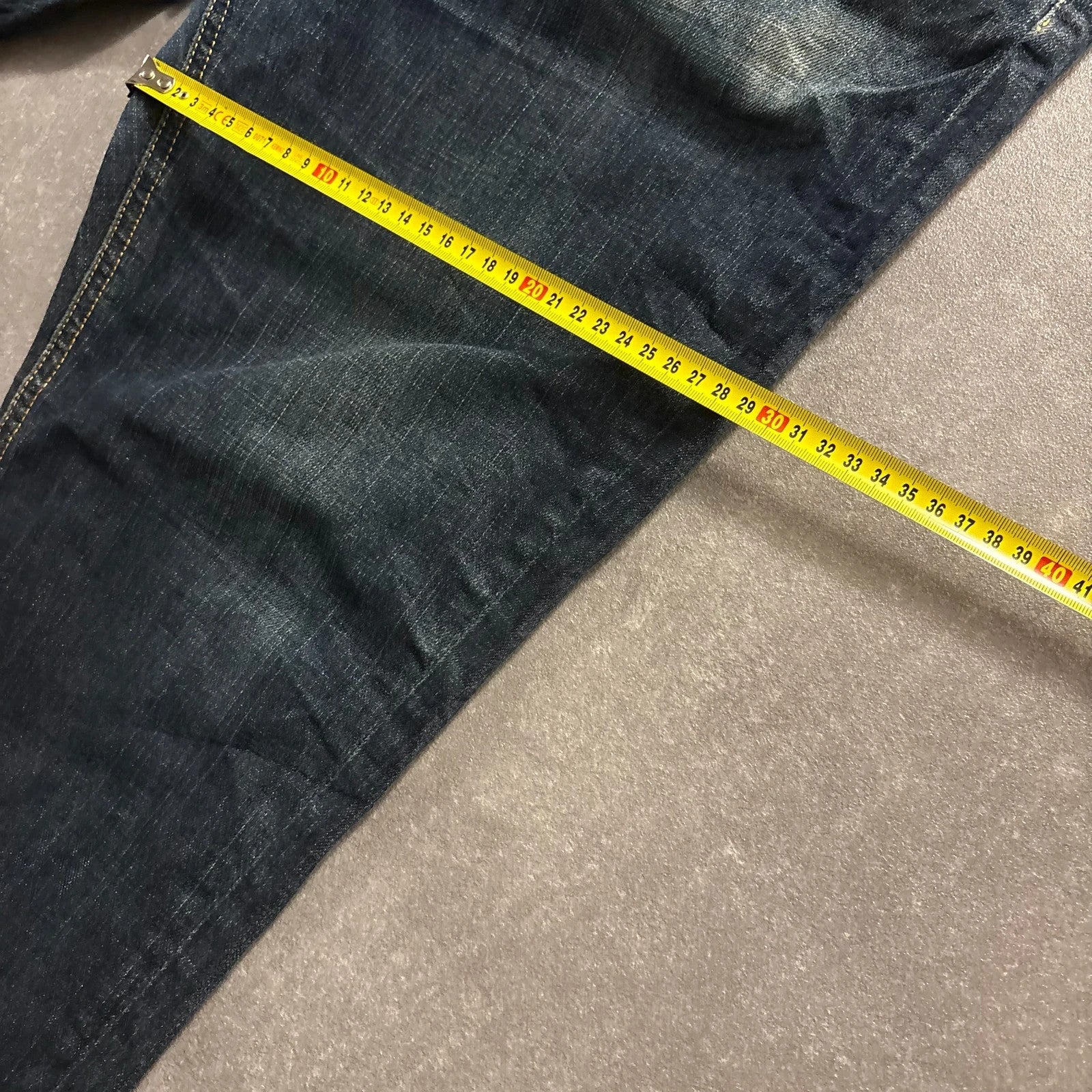 Levis 541 Athletic Taper Jeans Mens W38 L30 Dark Wash Denim Vintage Red Tab Relaxed Fit Stretch