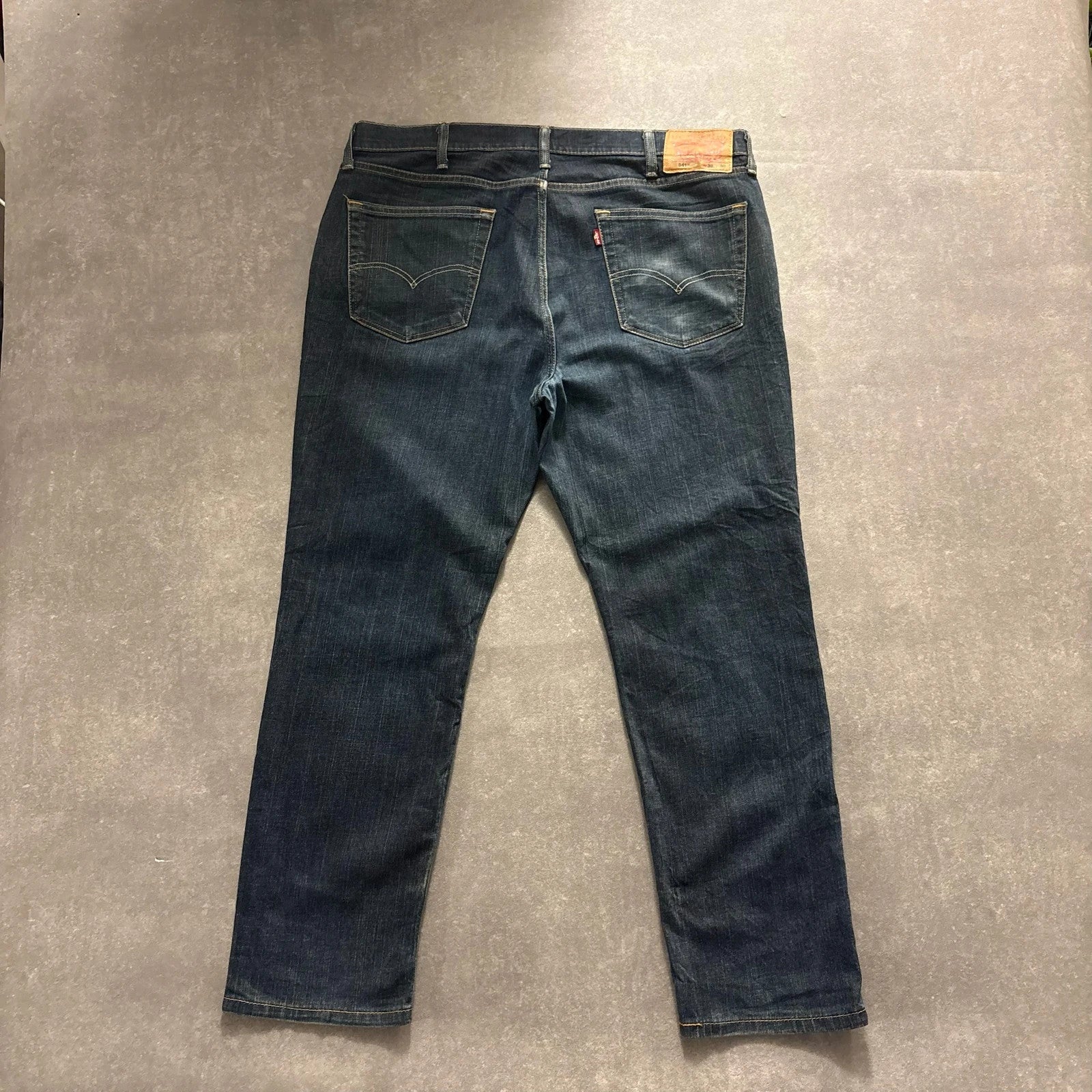 Levis 541 Athletic Taper Jeans Mens W38 L30 Dark Wash Denim Vintage Red Tab Relaxed Fit Stretch