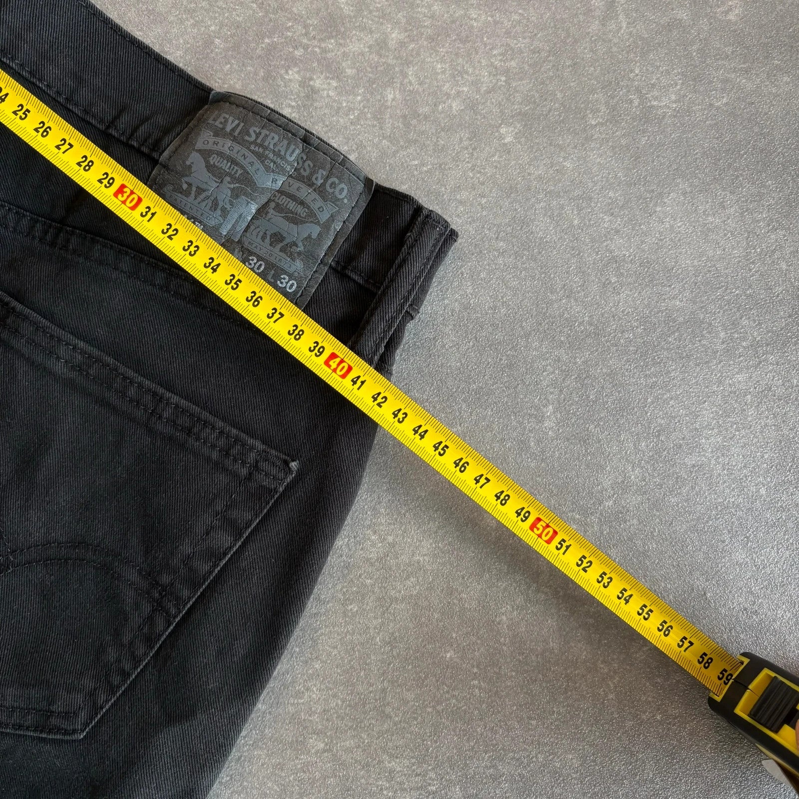 Levis 541 Black Faded Washed Denim Jeans Mens W30 L30 Vintage Streetwear Athletic Fit