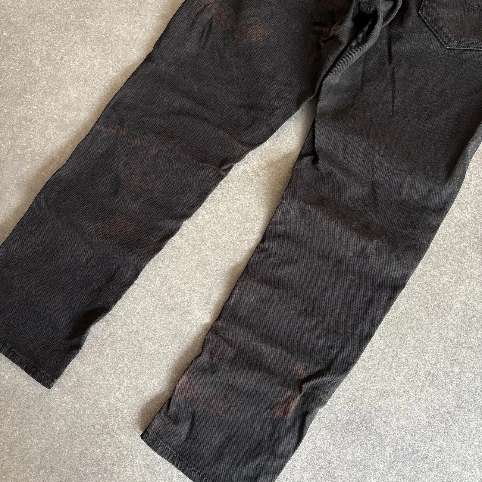 Levis 541 Black Faded Washed Denim Jeans Mens W30 L30 Vintage Streetwear Athletic Fit