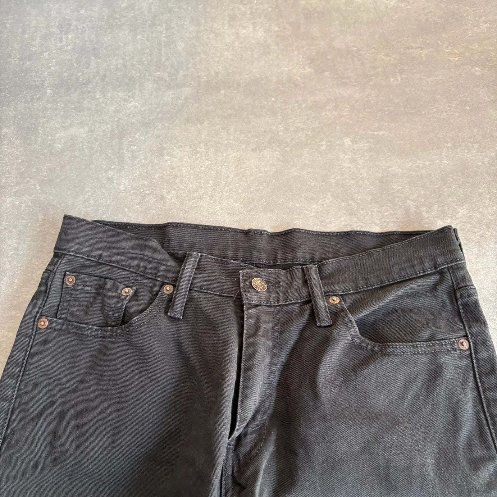 Levis 541 Black Faded Washed Denim Jeans Mens W30 L30 Vintage Streetwear Athletic Fit