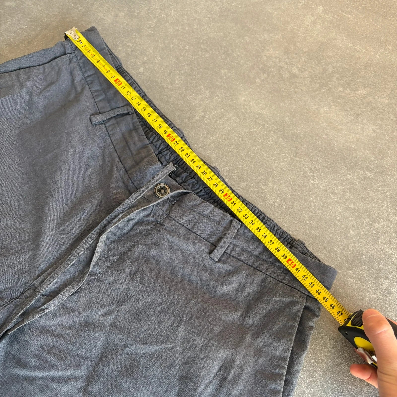 Massimo Dutti Grey Italian Fabric Casual Jogger Trousers Mens EUR46 L Smart Casual