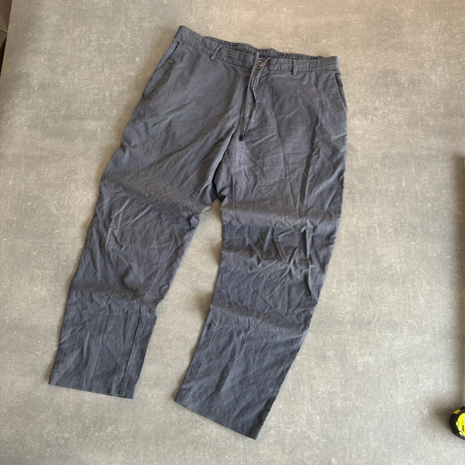 Massimo Dutti Grey Italian Fabric Casual Jogger Trousers Mens EUR46 L Smart Casual