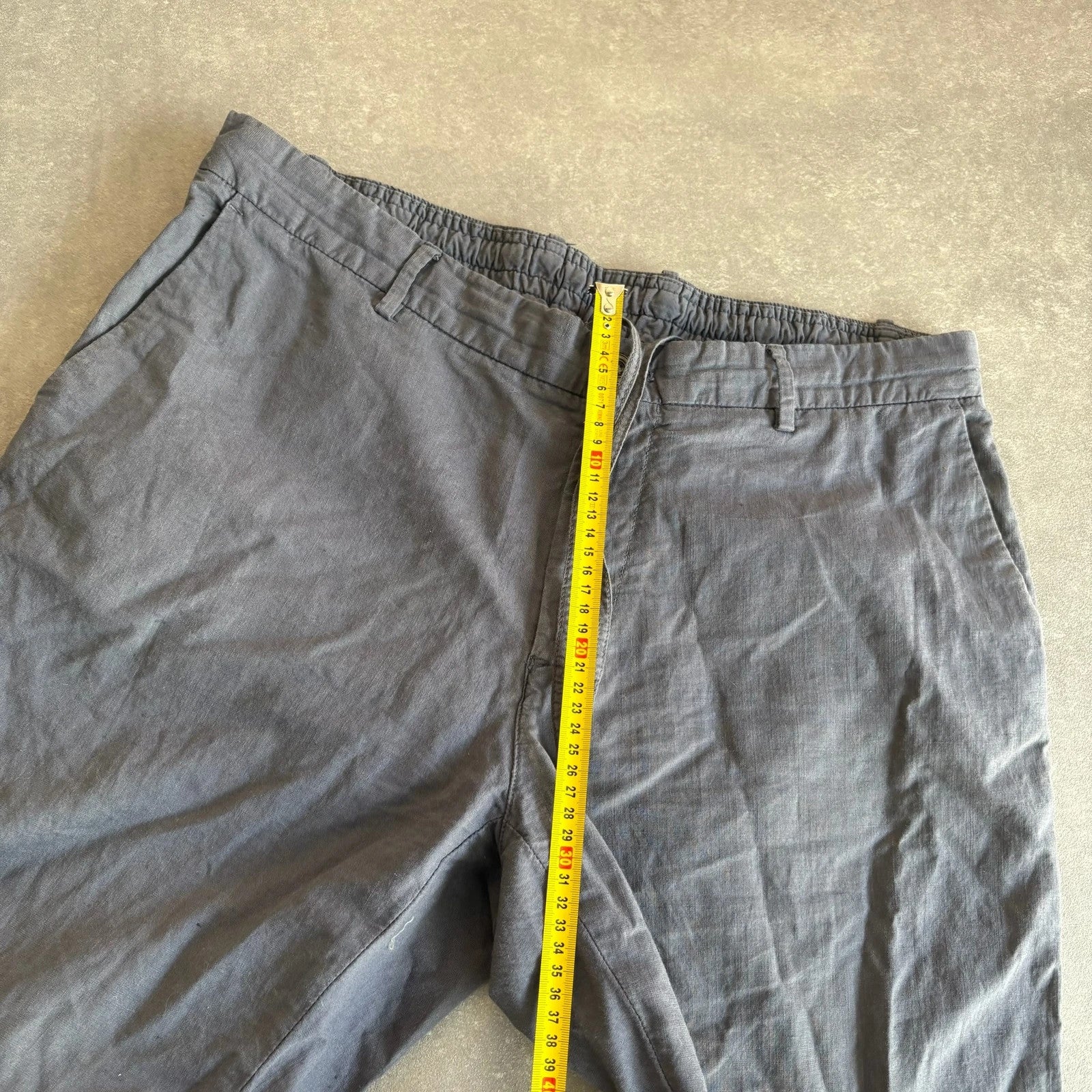 Massimo Dutti Grey Italian Fabric Casual Jogger Trousers Mens EUR46 L Smart Casual