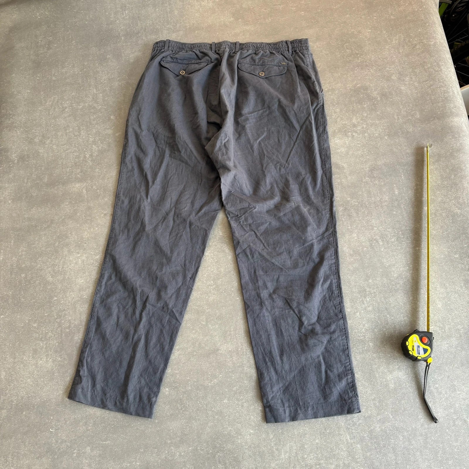 Massimo Dutti Grey Italian Fabric Casual Jogger Trousers Mens EUR46 L Smart Casual