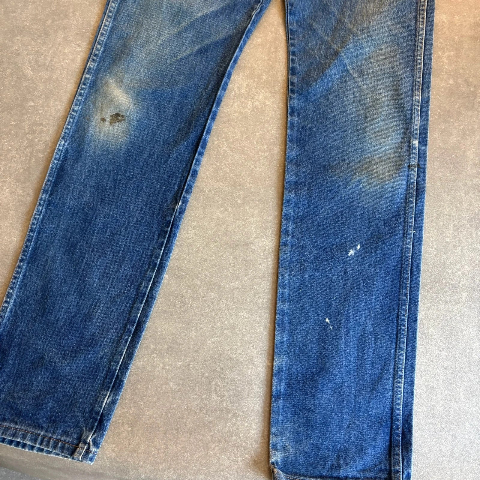 Wrangler Slim Fit Light Wash Denim Jeans Mens W36 Straight Leg Red Tab Vintage Casual Cotton Denim