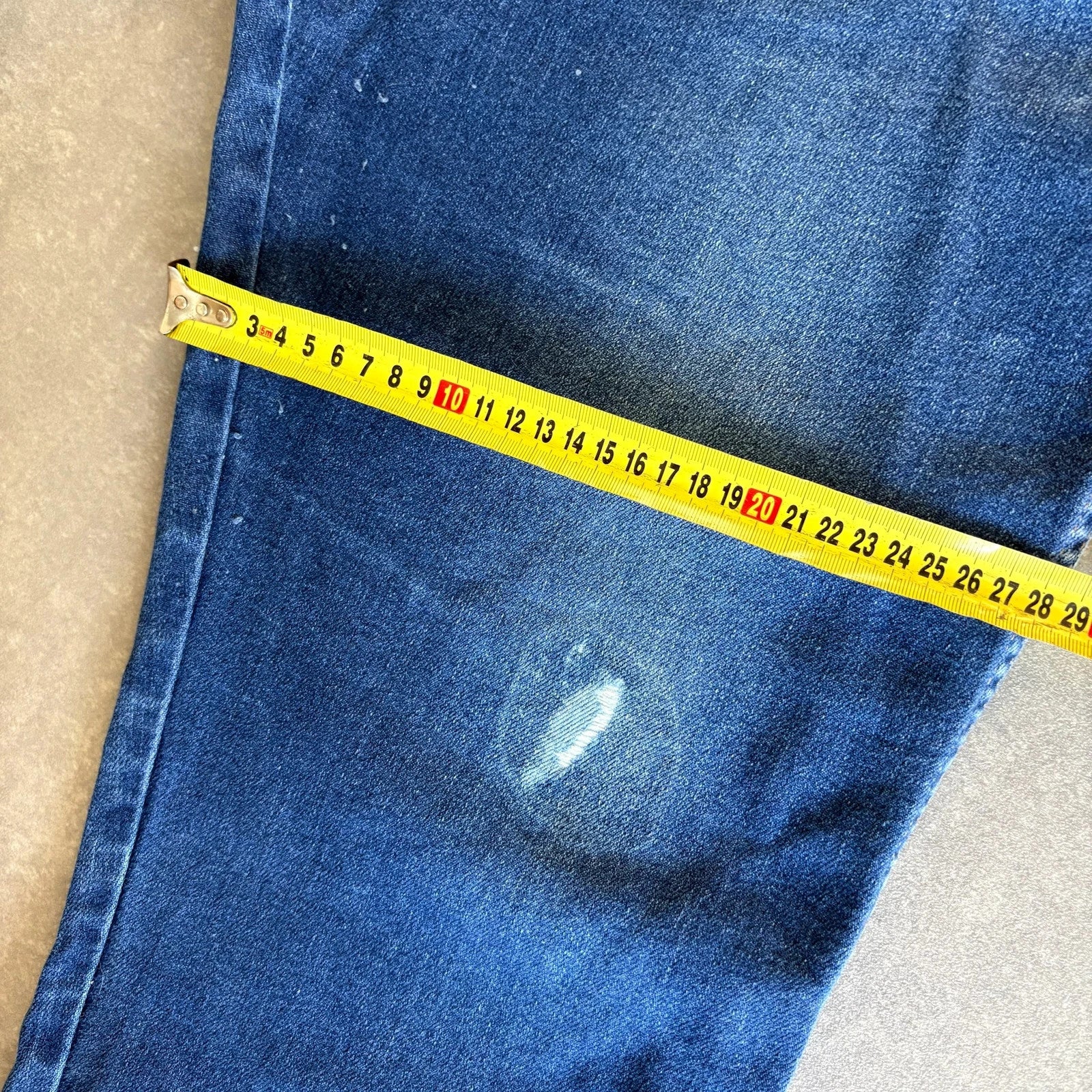 Wrangler Dark Wash Indigo Denim Jeans Mens Straight Leg Western Workwear Vintage Cotton Casual Denim