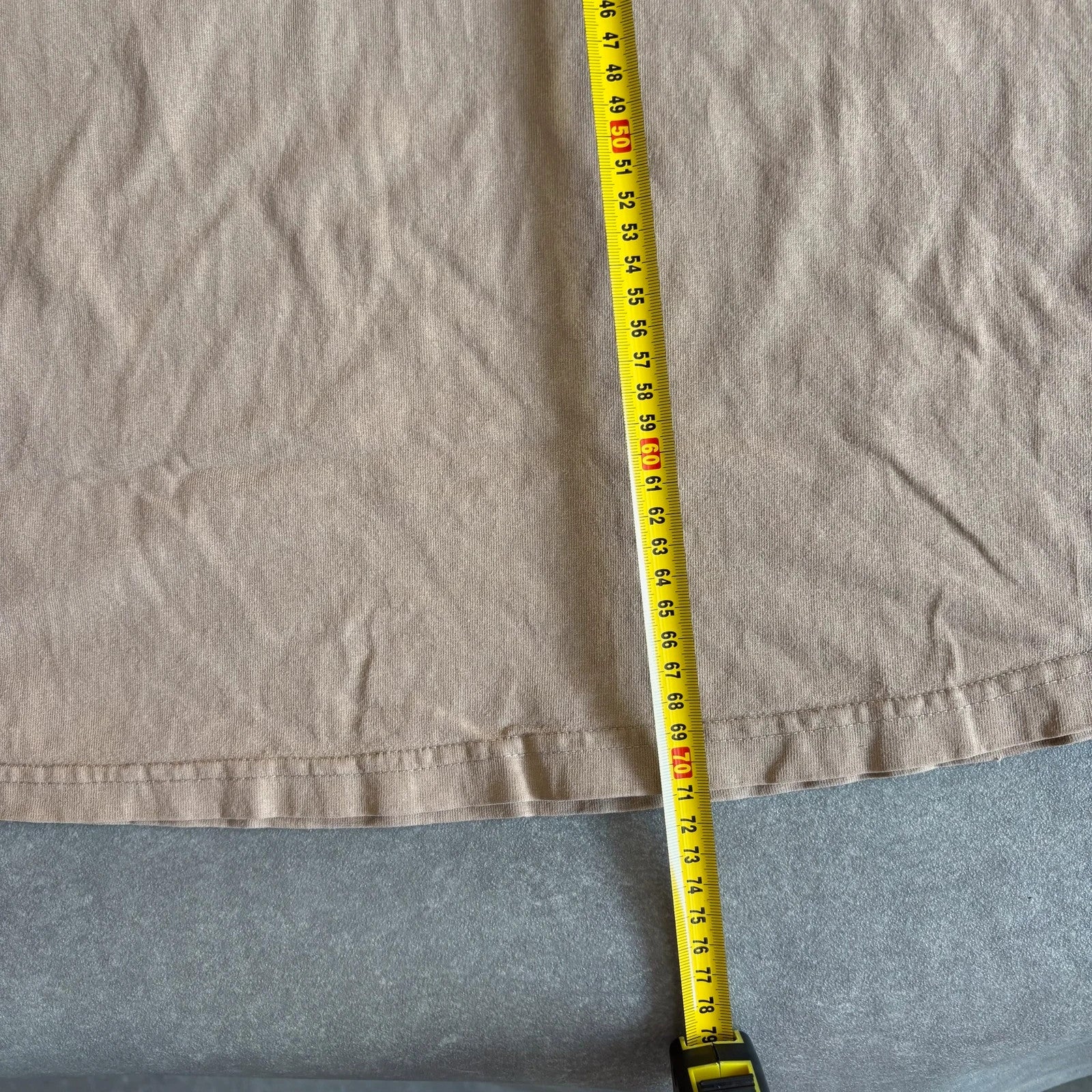 Carhartt Beige Pocket T-Shirt Mens Large Short Sleeve Workwear Vintage Embroidered Logo Casual Tee
