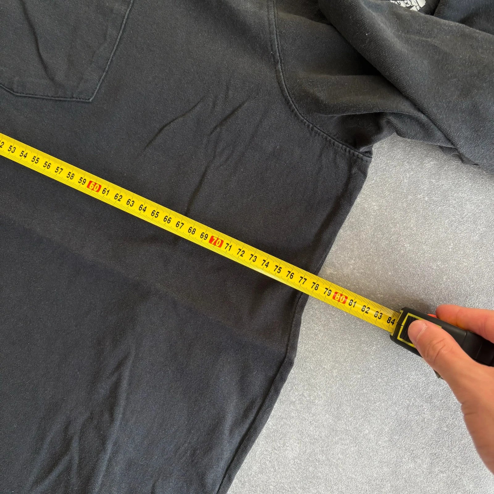Carhartt Workwear Long Sleeve Black Sleeve Spellout Est 1889 Vintage Heavyweight Streetwear Crewneck