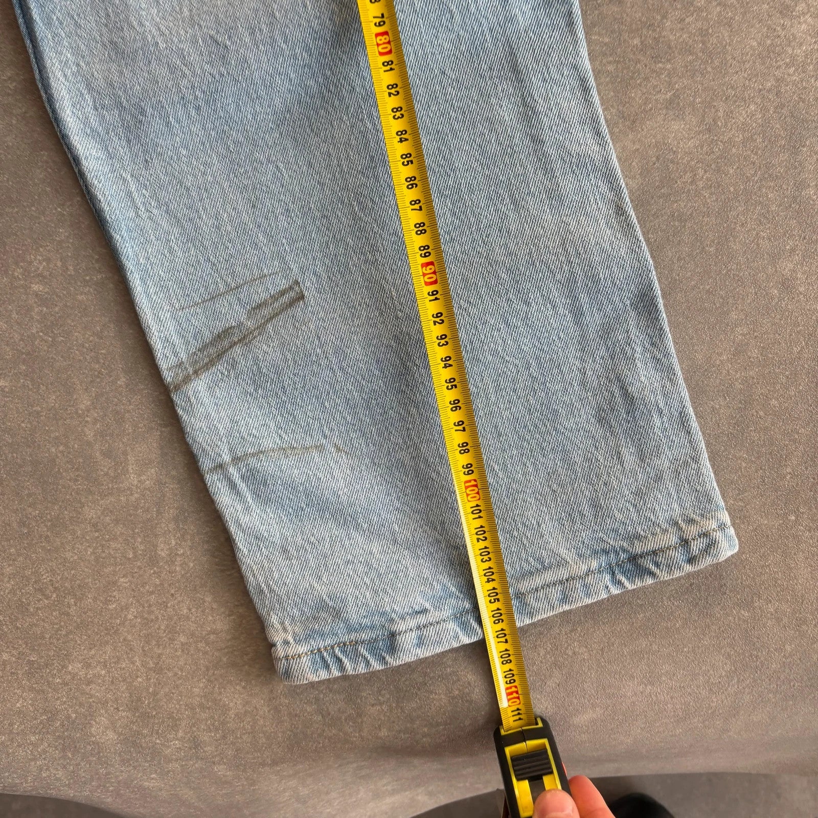 Wrangler Light Wash Jeans Faded Blue Denim Vintage Workwear Western Casual Straight Leg Mens W36 L32