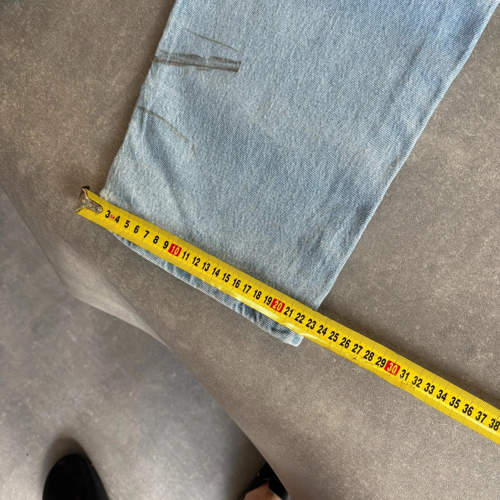 Wrangler Light Wash Jeans Faded Blue Denim Vintage Workwear Western Casual Straight Leg Mens W36 L32