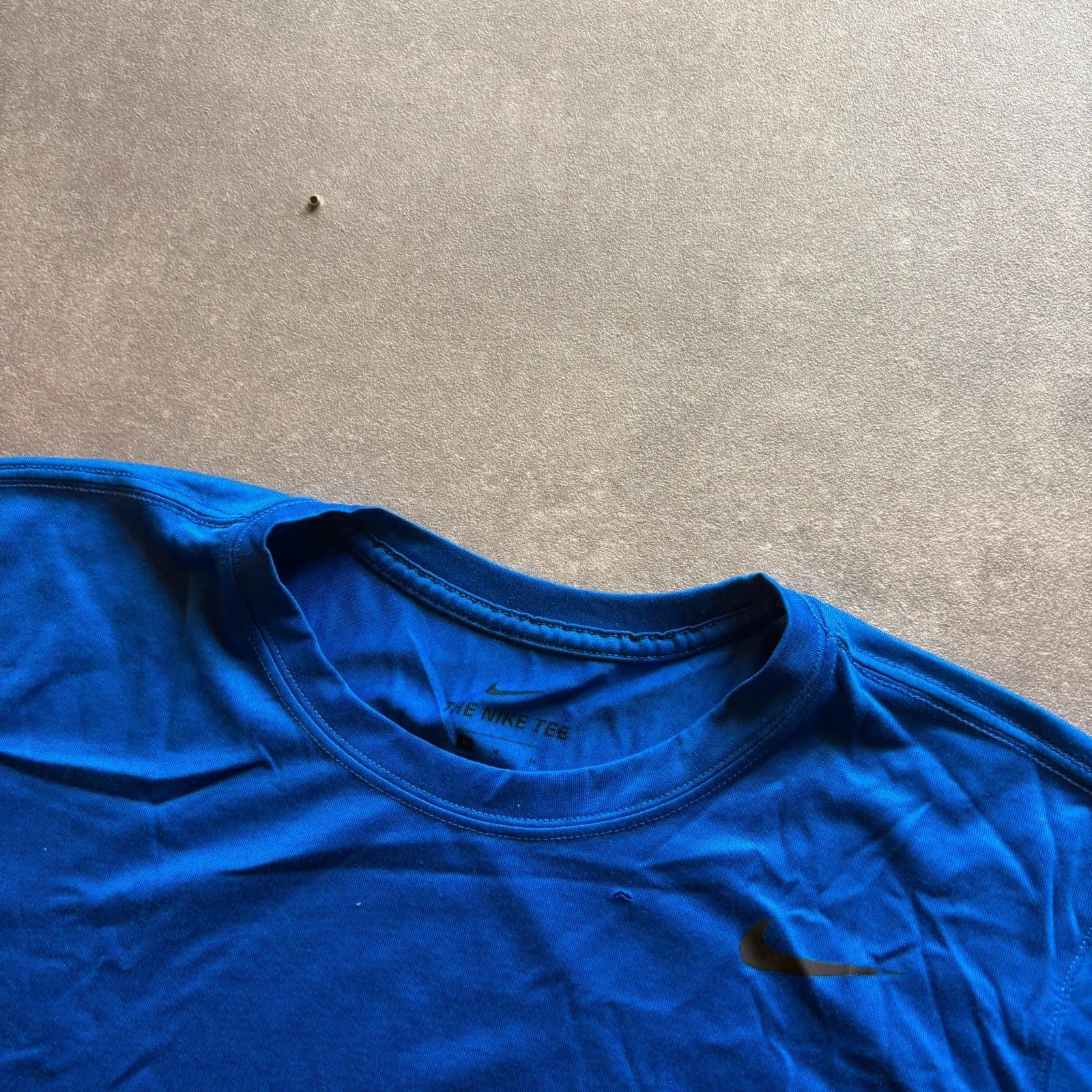Nike Navy Blue Sports Athletic T-shirt - M