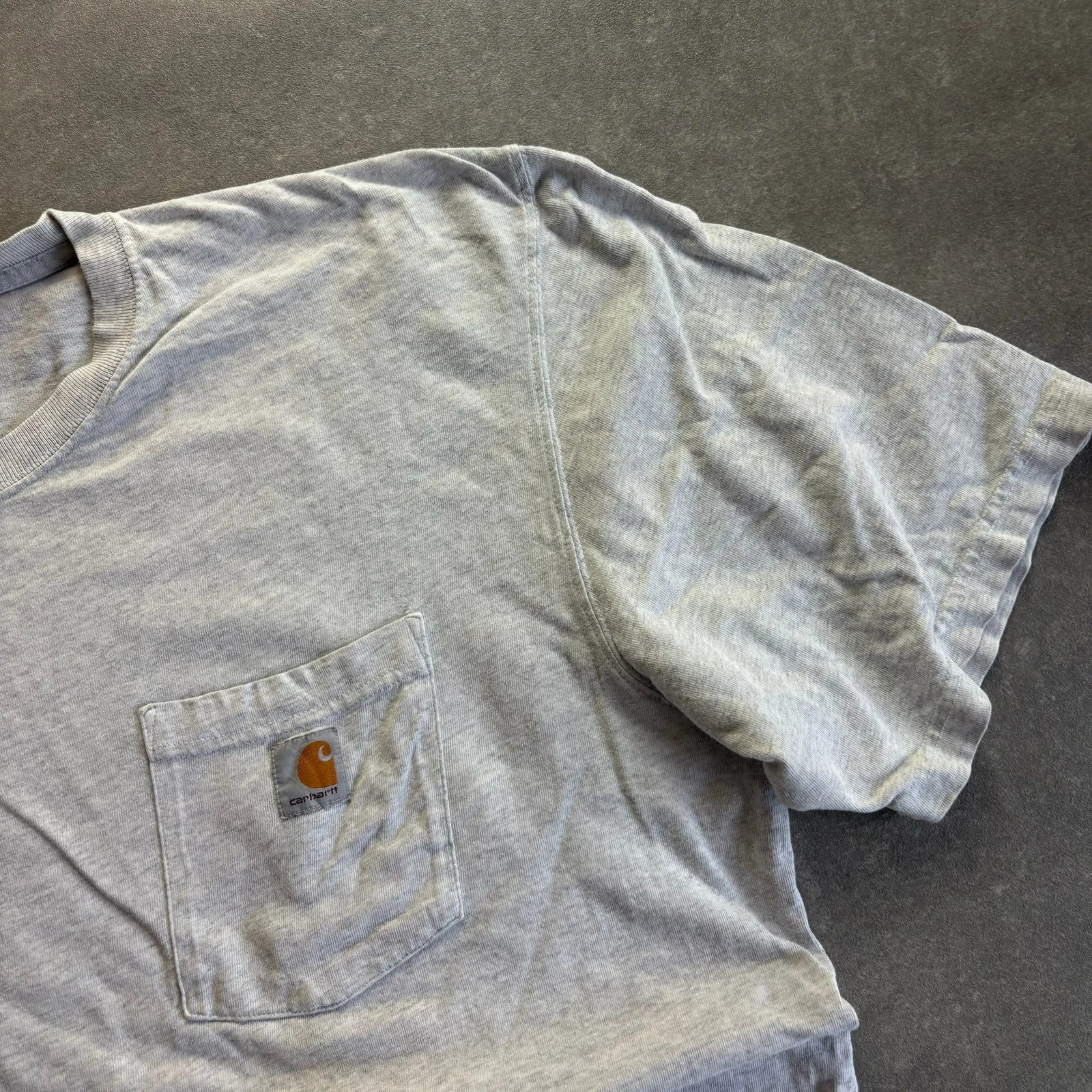 Carhartt Pocket Tee White Heavyweight Workwear Streetwear Casual Crewneck Cotton Original Fit