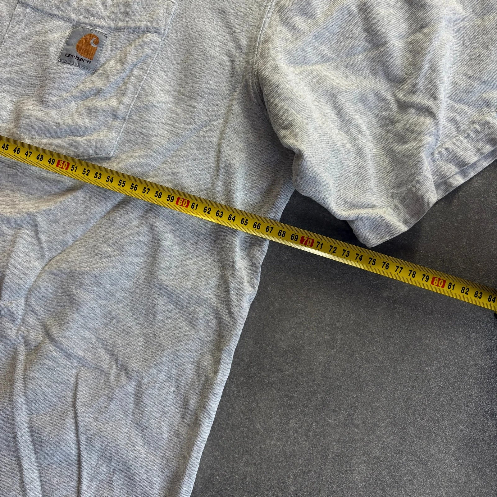 Carhartt Pocket Tee White Heavyweight Workwear Streetwear Casual Crewneck Cotton Original Fit