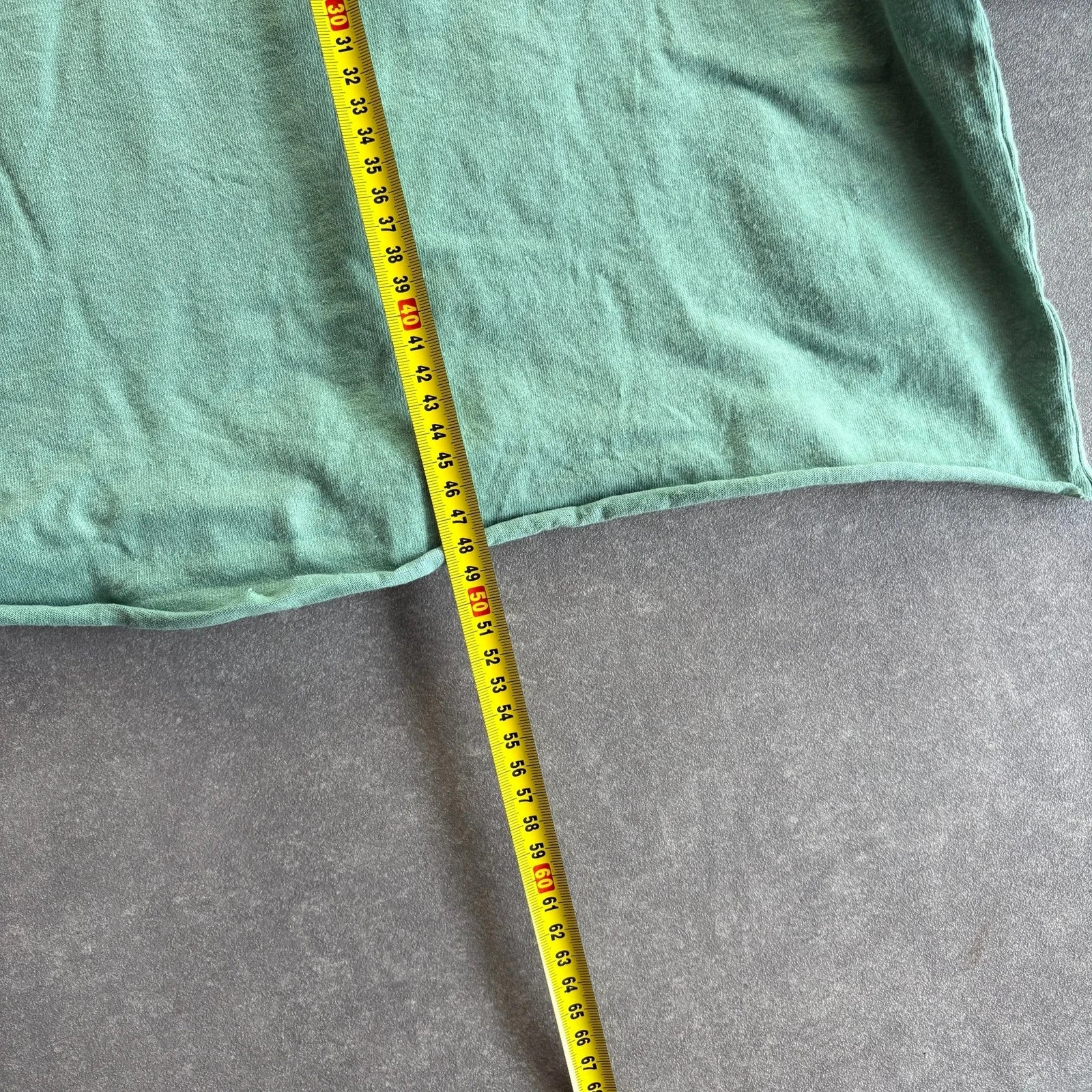 Carhartt Cropped Spellout Tee Sage Green Reworked Vintage Workwear Streetwear Casual Crewneck Womens