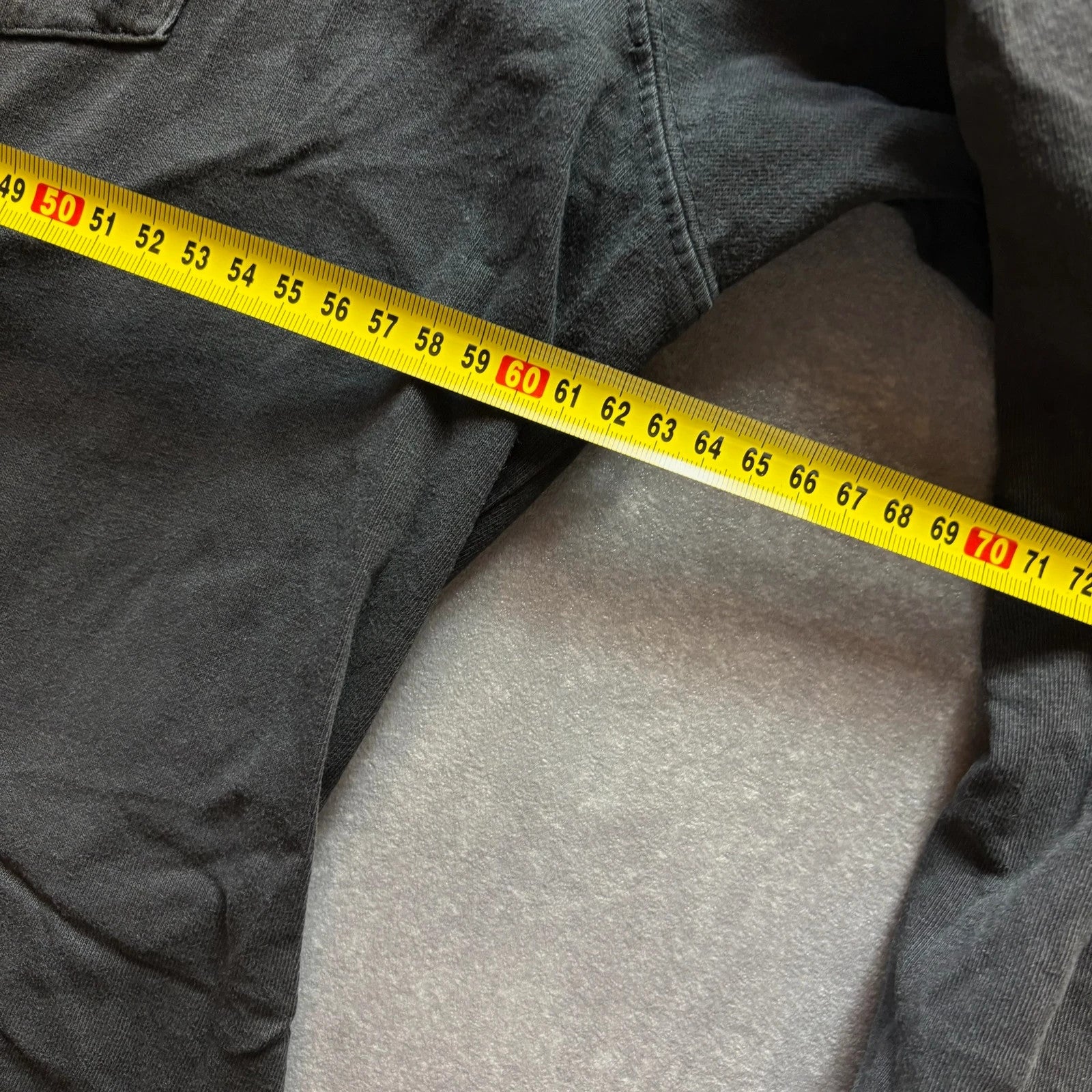 Carhartt K07 Schindler Grey Long Sleeve Workwear Pocket T Shirt Spellout Logo