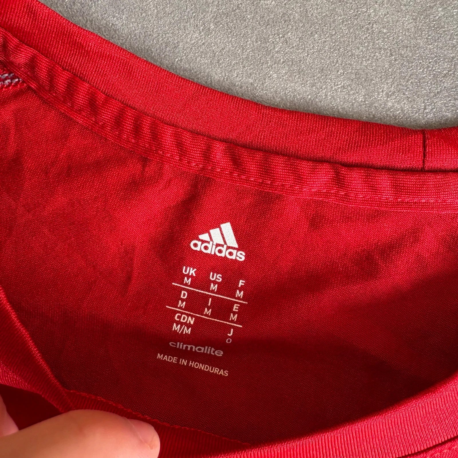 Mooney Baseball Adidas Graphic Tee Red