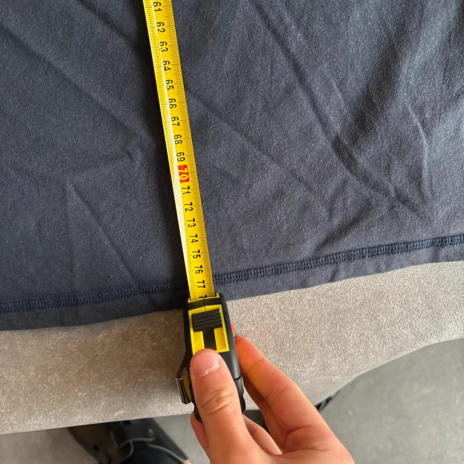 Carhartt Black Pocket Tee XL Tall Heavyweight Workwear