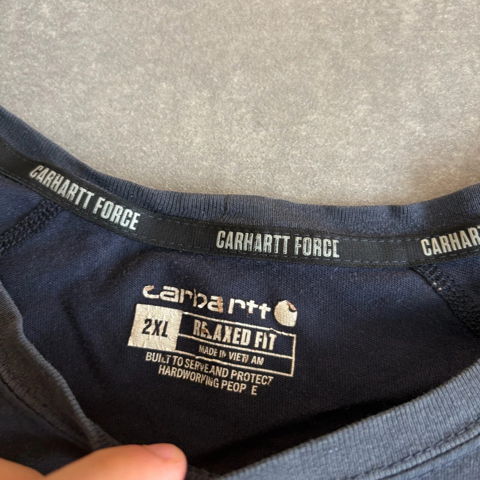 Carhartt Palmer Trucks Black Relaxed Fit Pocket Workwear Tee