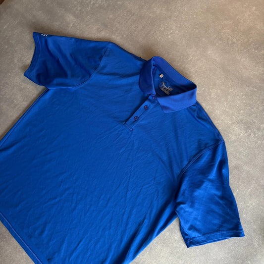 Under Armour Blue Loose Fit Golf Performance Polo Shirt