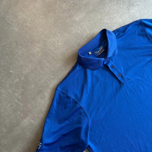 Under Armour Blue Loose Fit Golf Performance Polo Shirt