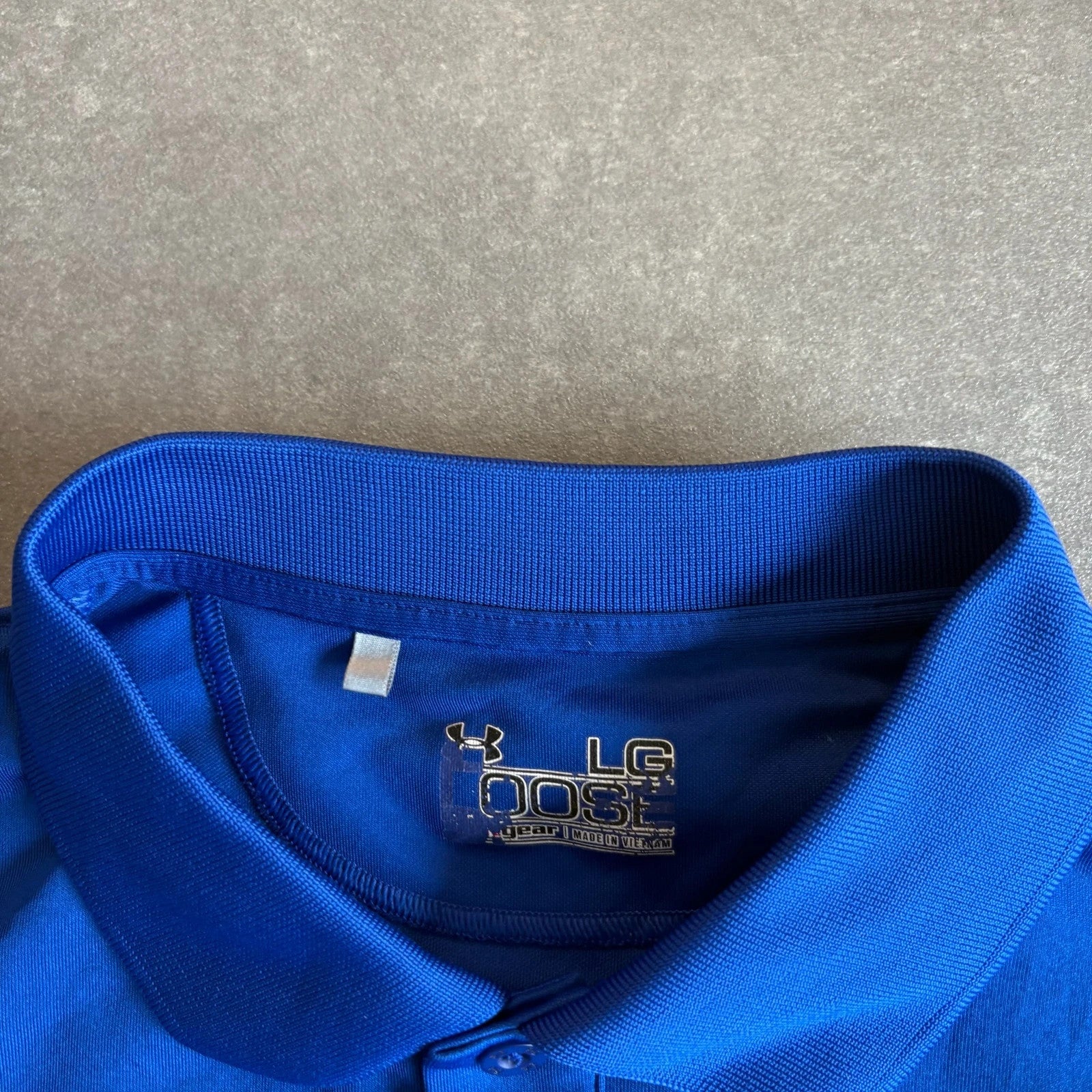 Under Armour Blue Loose Fit Golf Performance Polo Shirt