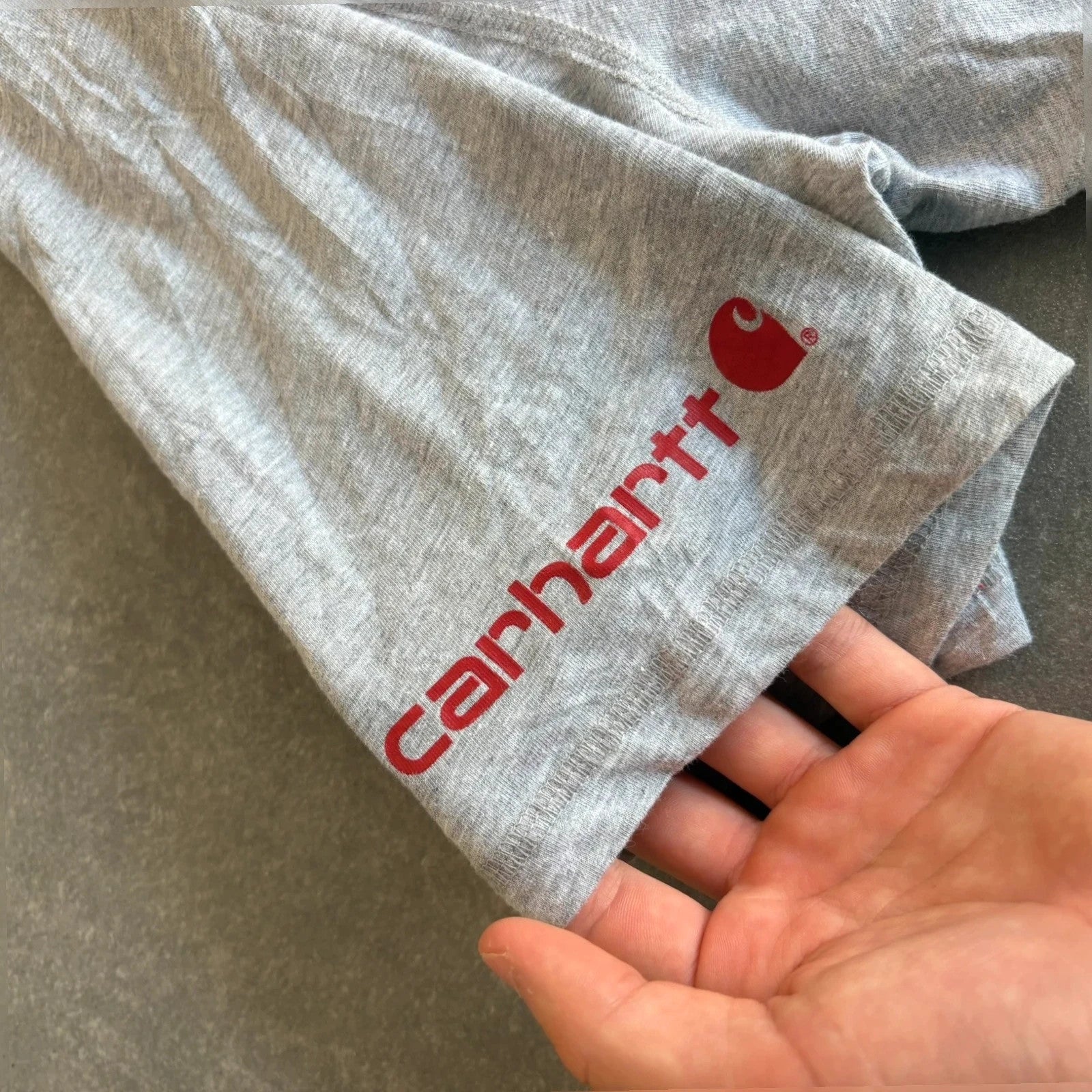 Carhartt Force Grey Team Rubicon Disaster Response T-Shirt mens XL Relaxed Fit Vintage