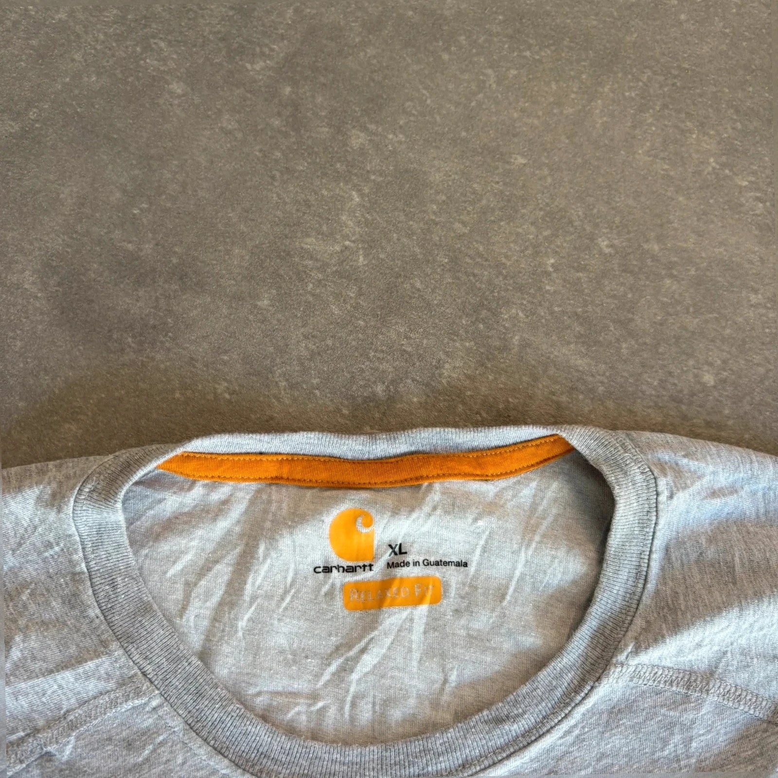 Carhartt Force Grey Team Rubicon Disaster Response T-Shirt mens XL Relaxed Fit Vintage