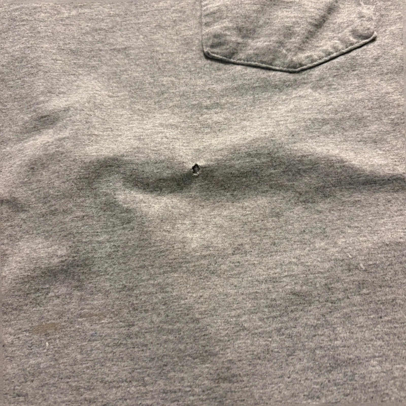 Carhartt grey Original Fit Pocket T-Shirt Mens XL Workwear Vintage Cotton Heavyweight