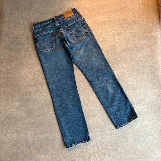Levis 511 Slim Fit Jeans Mens W30 L30 classic Blue Denim Vintage Red Tab Tapered Slim Straight Wash