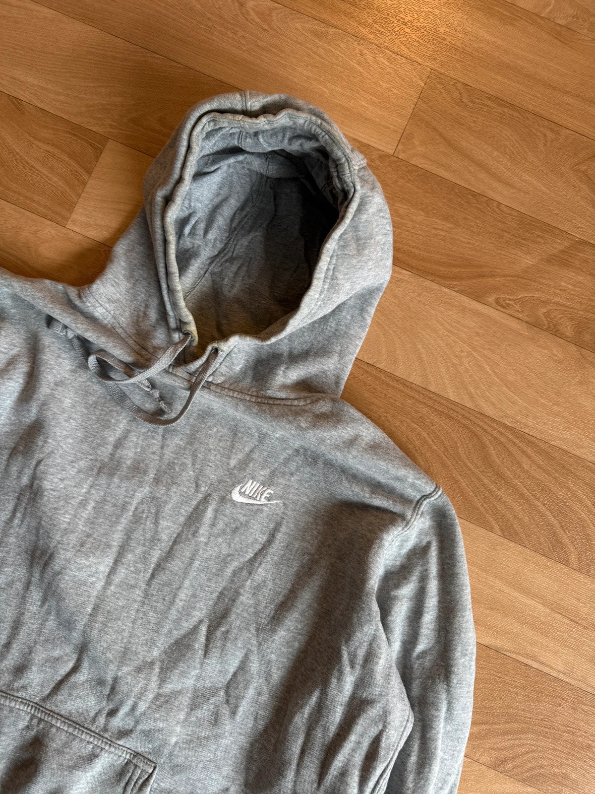 Nike Golf Cream Embroidered Swoosh Vintage Heavyweight Crew Neck Sweatshirt Mens
