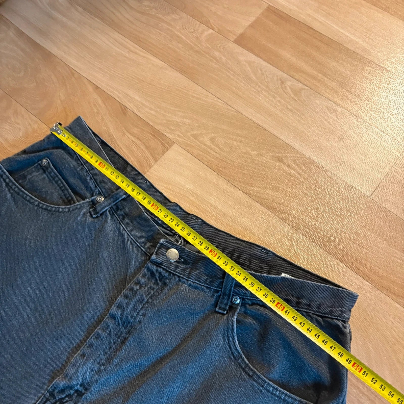 Wrangler Faded Black Straight Jeans Washed Out Vintage Workwear Denim Baggy Mens