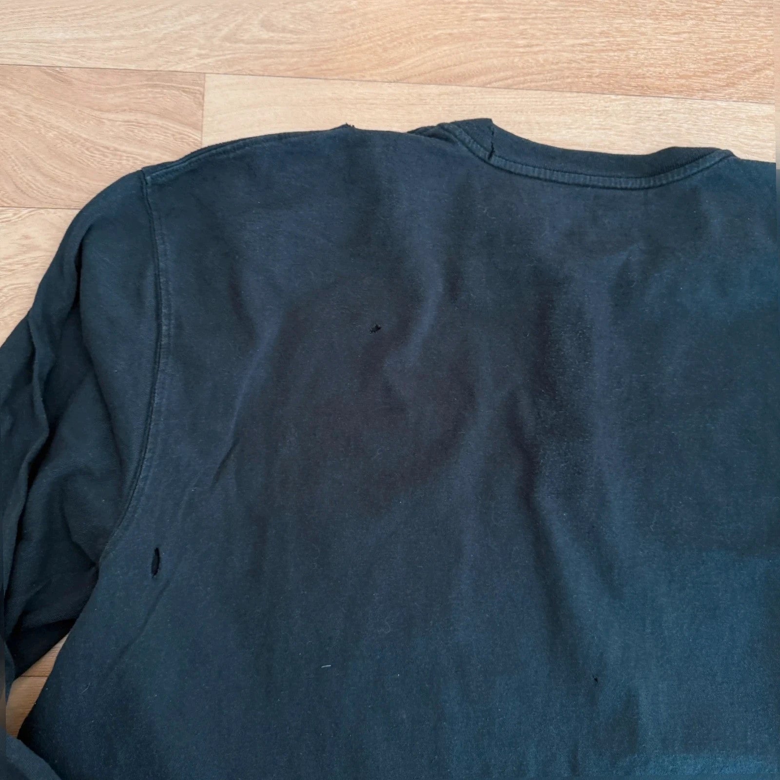 Carhartt Henley Pocket T-Shirt black Workwear Short Sleeve Cotton Button Tee