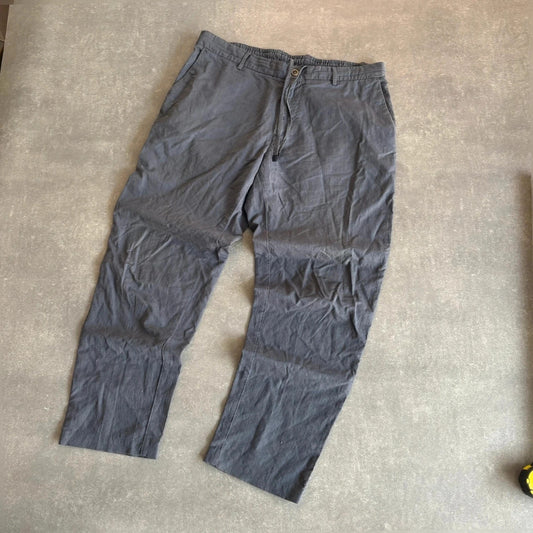 Massimo Dutti Grey Italian Fabric Casual jogger Trousers Mens EUR46 L Smart Casual