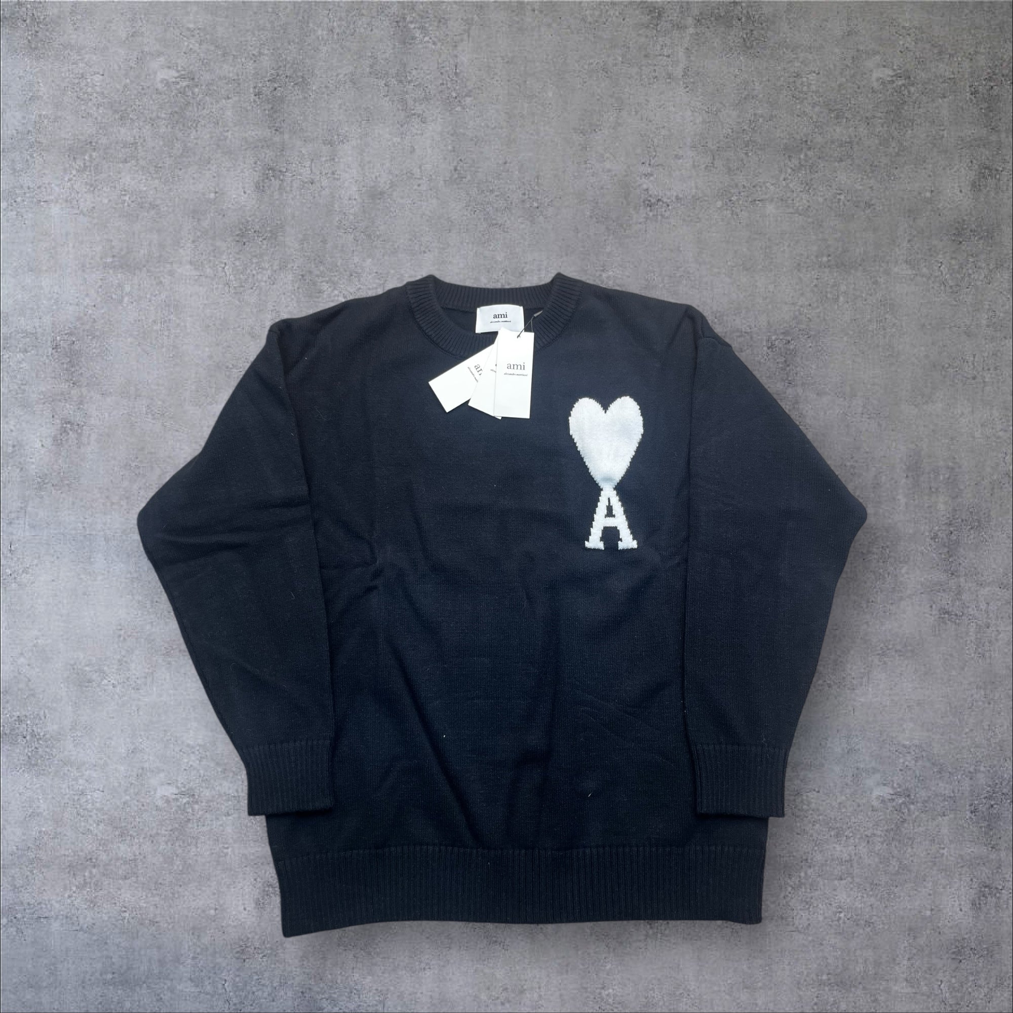 NEW AMI PARIS - Ami de coeur wool jumper