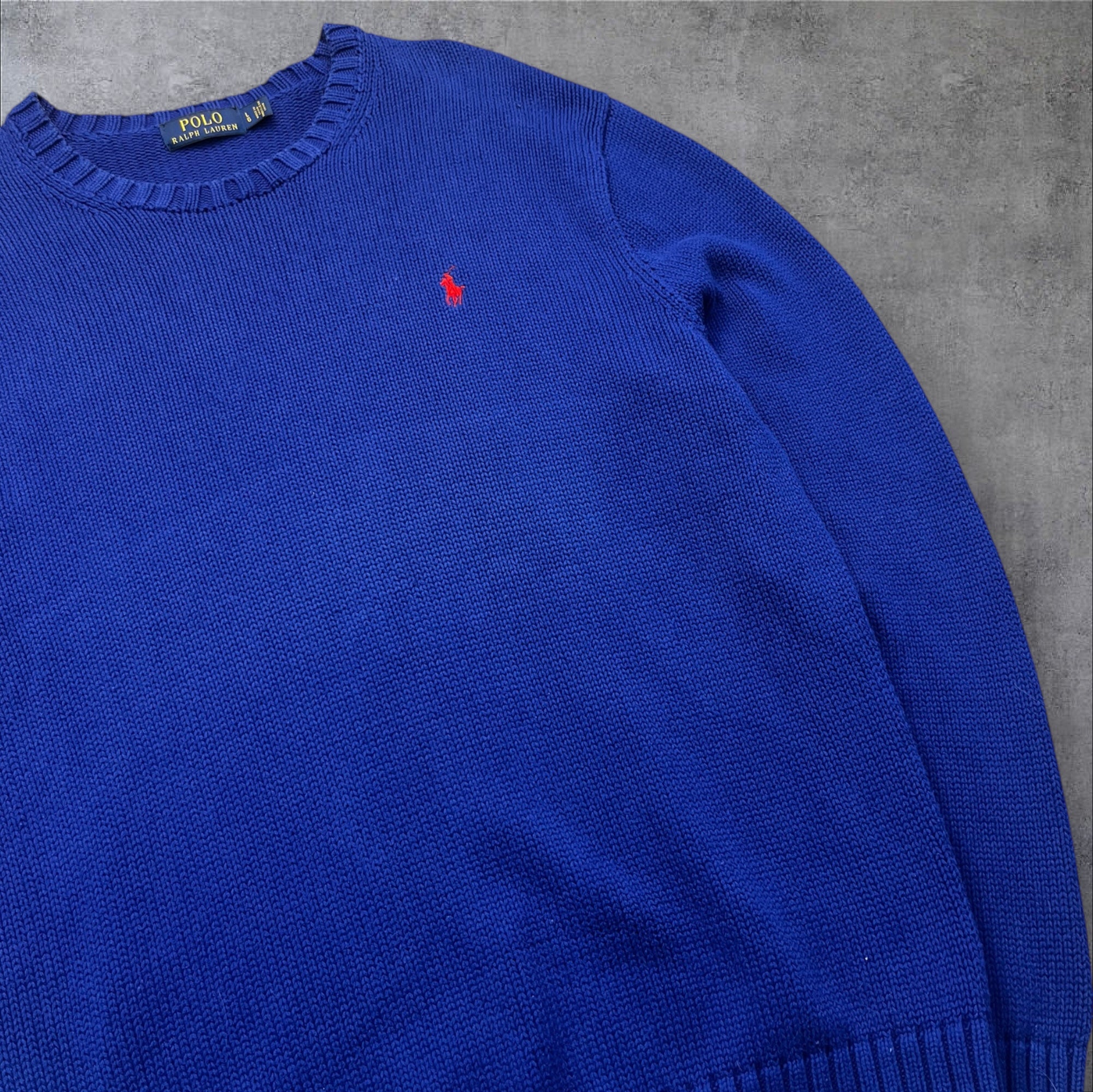 Blue Ralph Lauren crewneck sweater