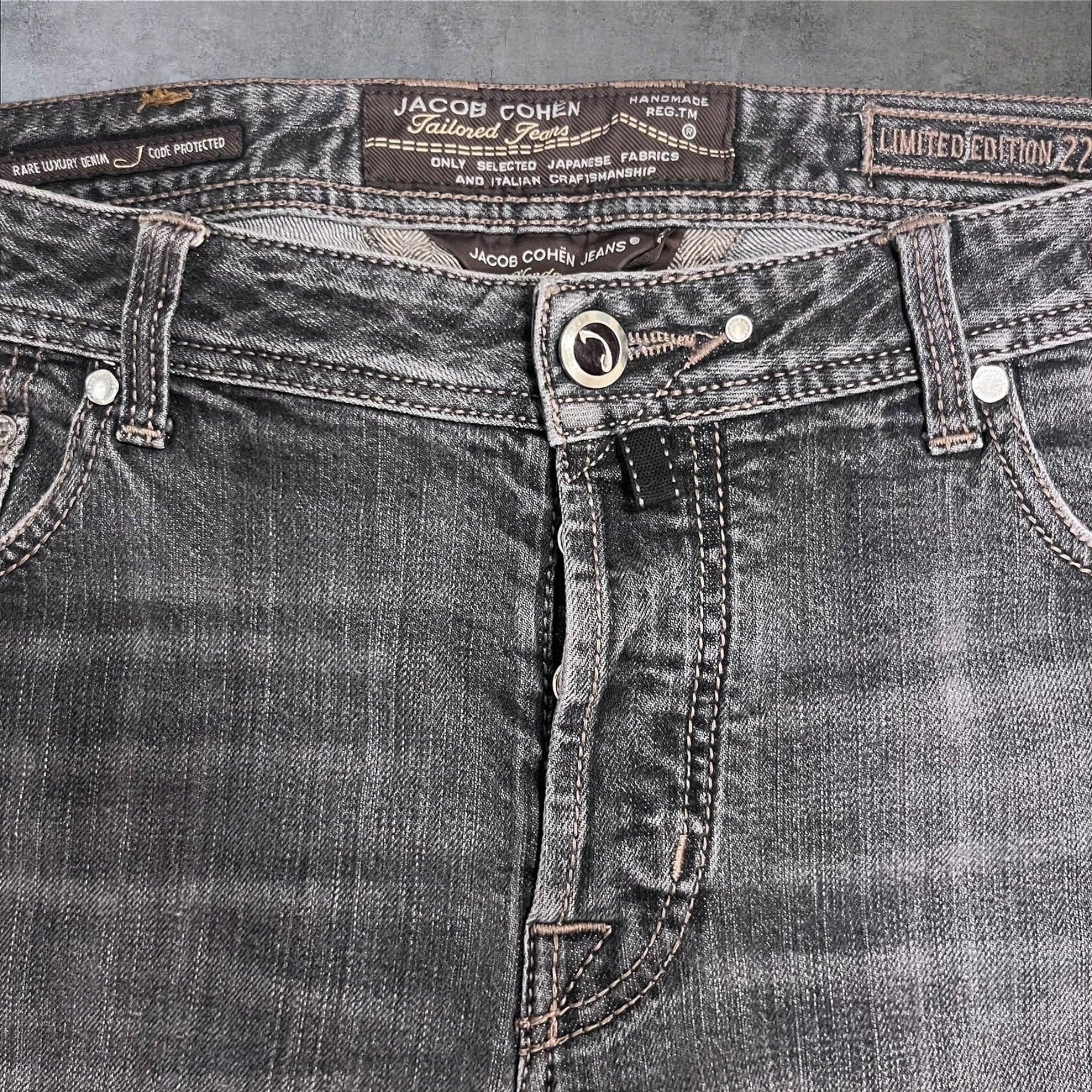 New Jacob Cohen - Black Jeans LIMITED EDITION 1/262