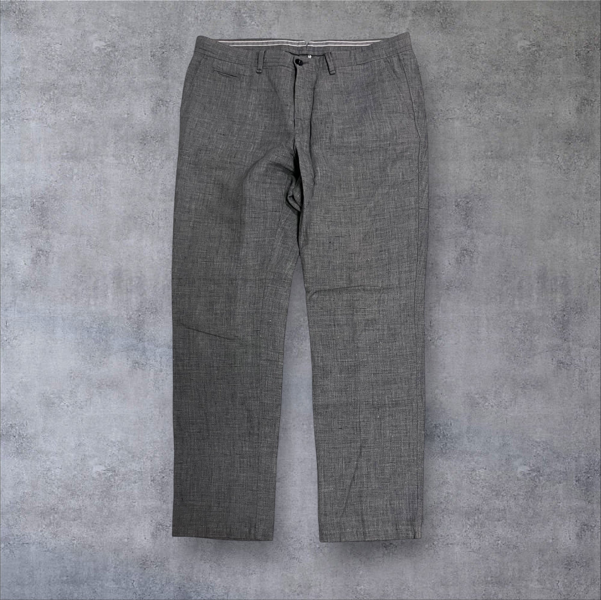 Massimo Dutti Pure Linen Trousers