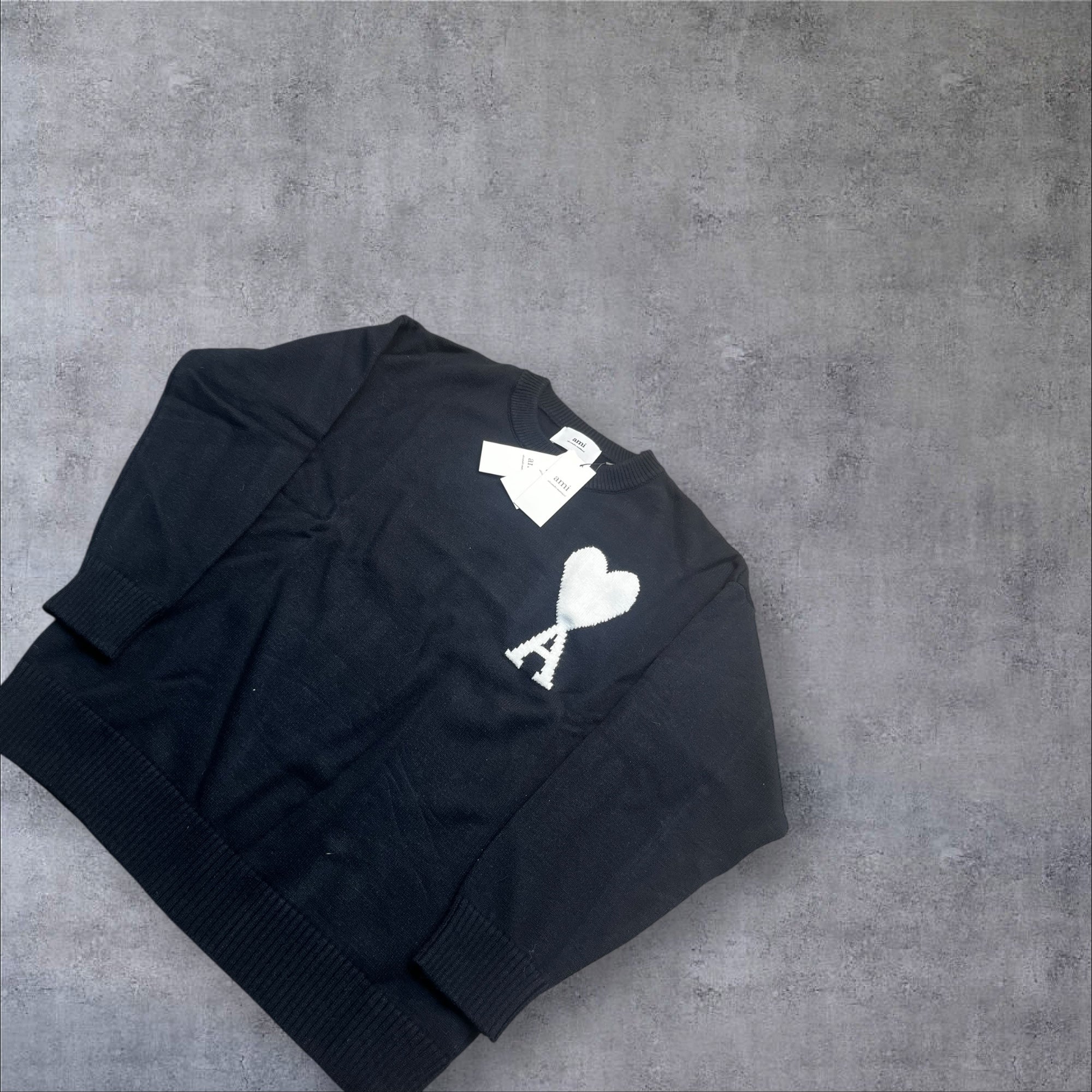 NEW AMI PARIS - Ami de coeur wool jumper