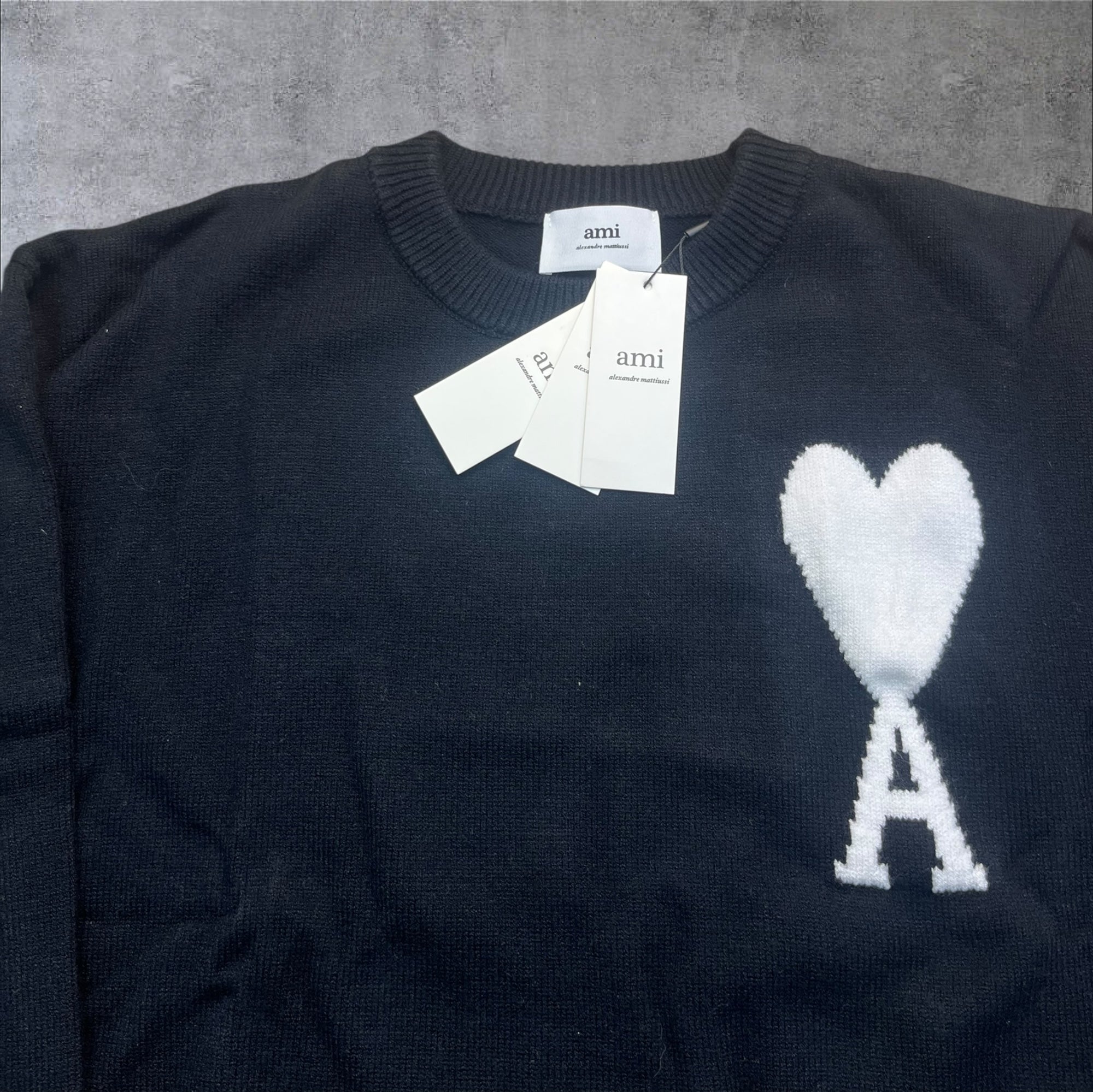 NEW AMI PARIS - Ami de coeur wool jumper