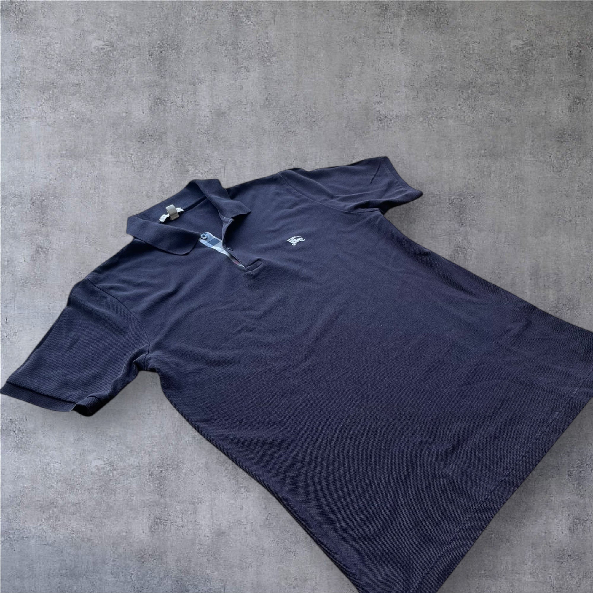 Grey Burberry collared slim fit Shirt