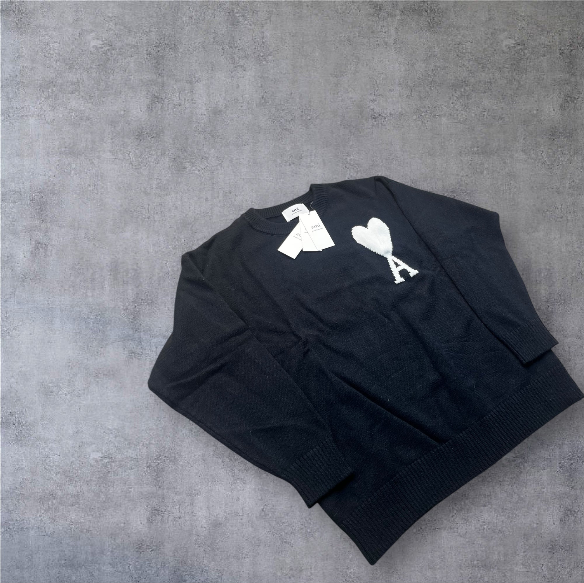 NEW AMI PARIS - Ami de coeur wool jumper