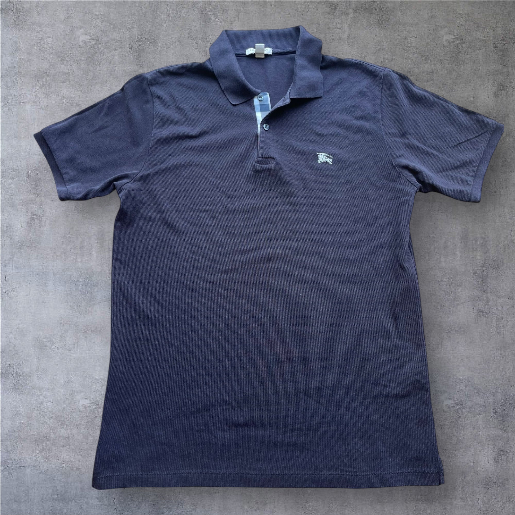 Grey Burberry collared slim fit Shirt