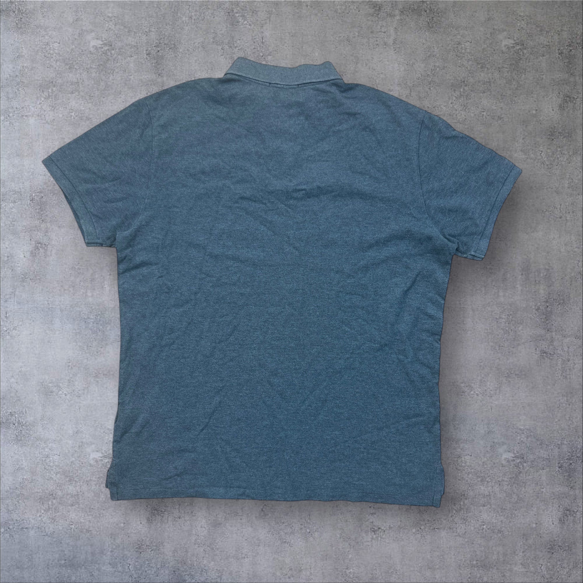 Polo Ralph Lauren Collared T-Shirt – Dark Gray-Blue (Size L)