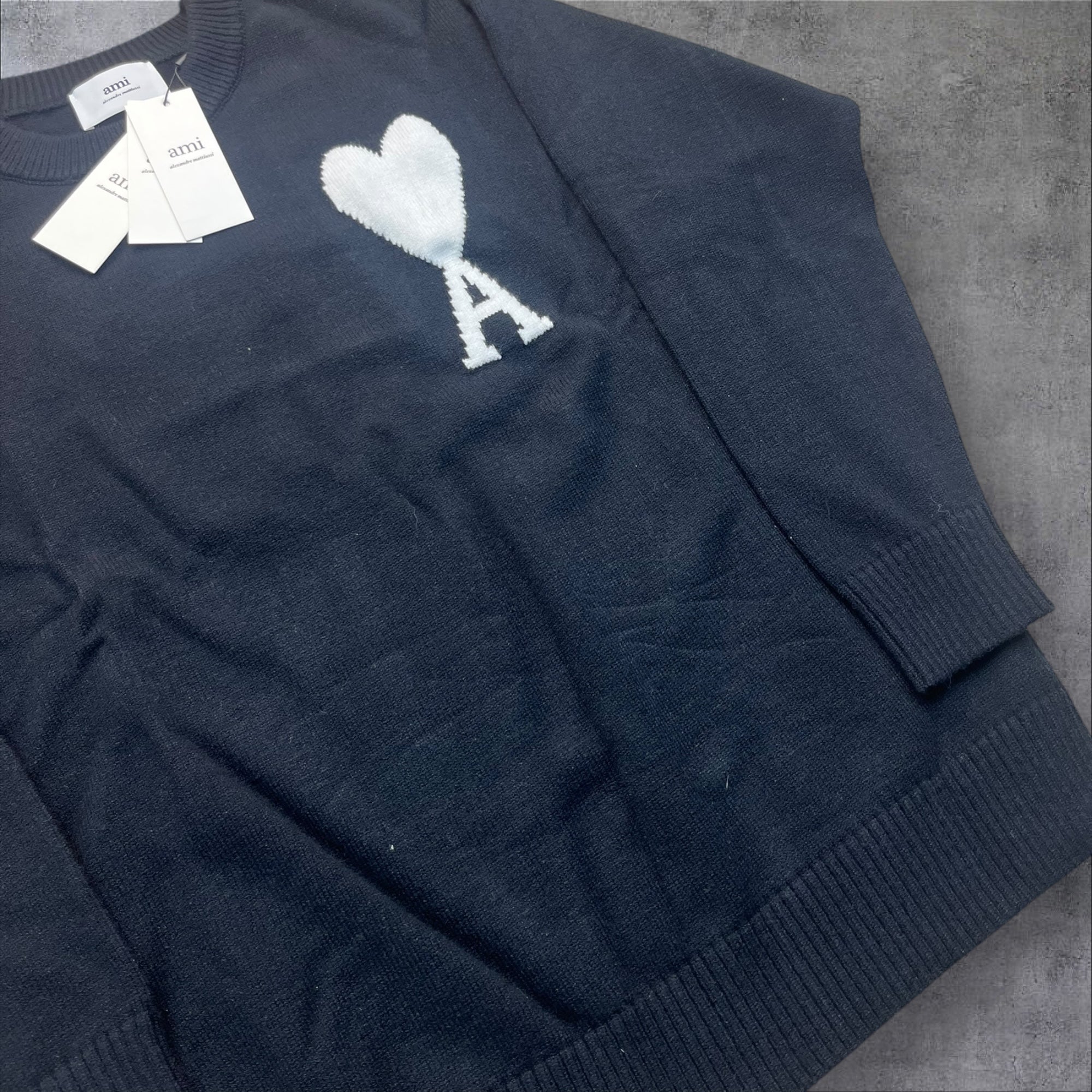 NEW AMI PARIS - Ami de coeur wool jumper